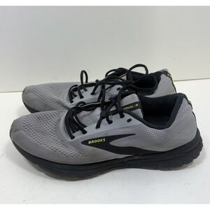 Brooks Signal 3 White Running Shoes Sneakers Men's Size 13 D Gray Black